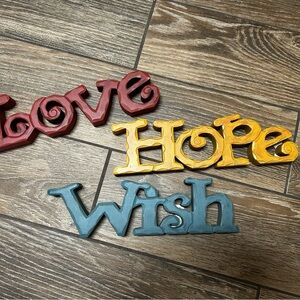 Colorful Inspirational Wall Decor Set